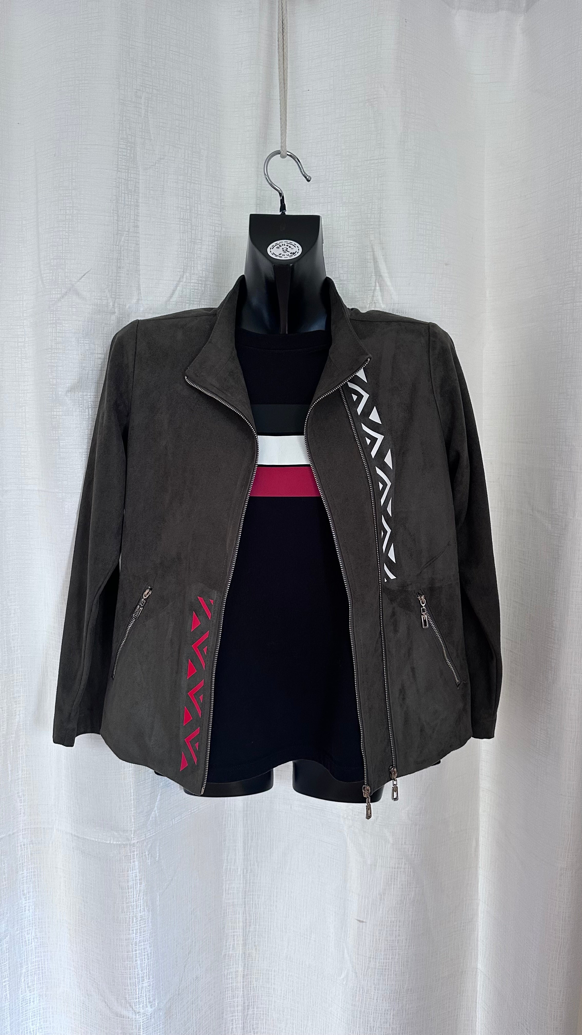 Jacket n Khaki Green x Size 10 x