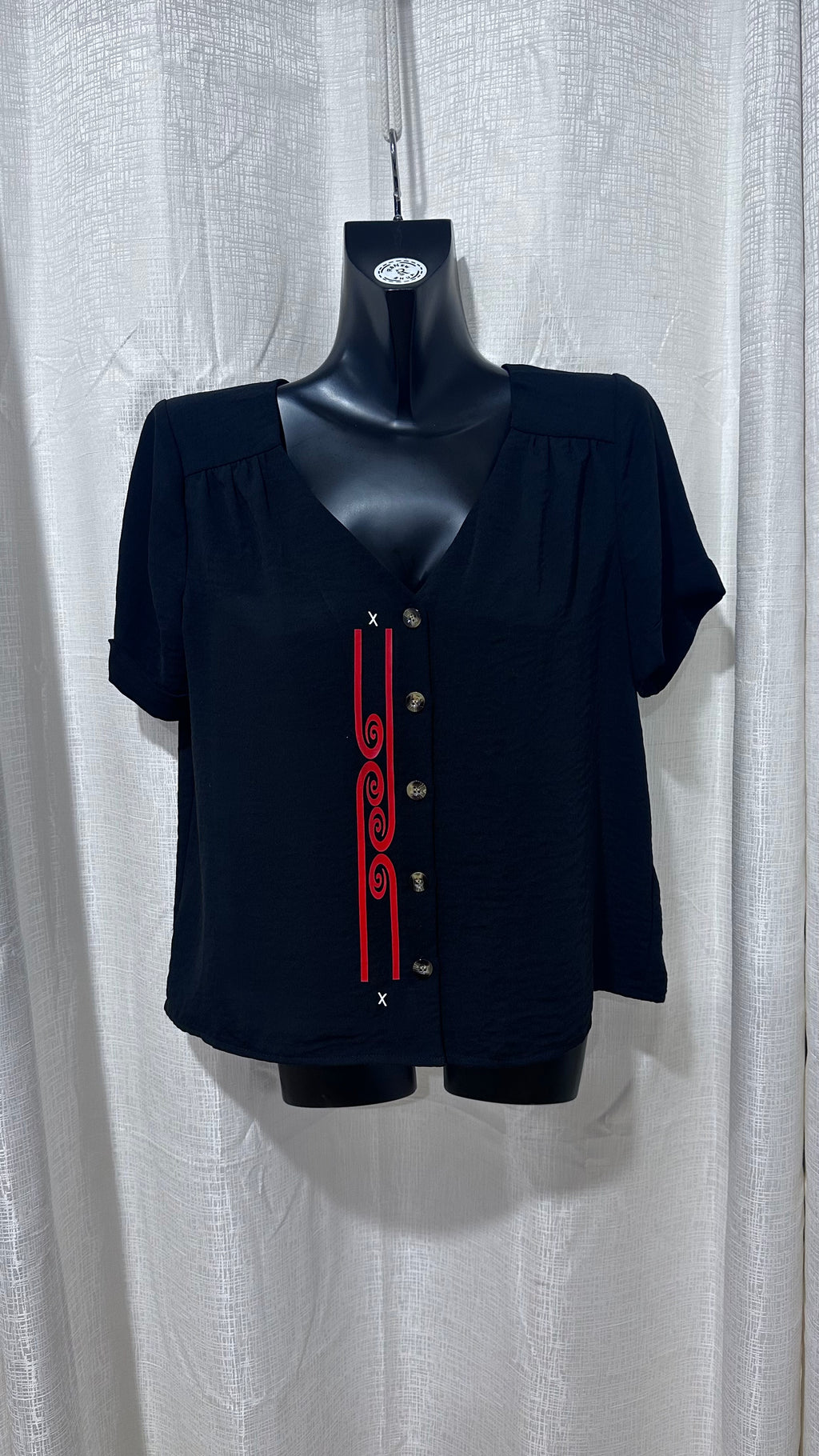 Wahine Top n Black x Size 10 x