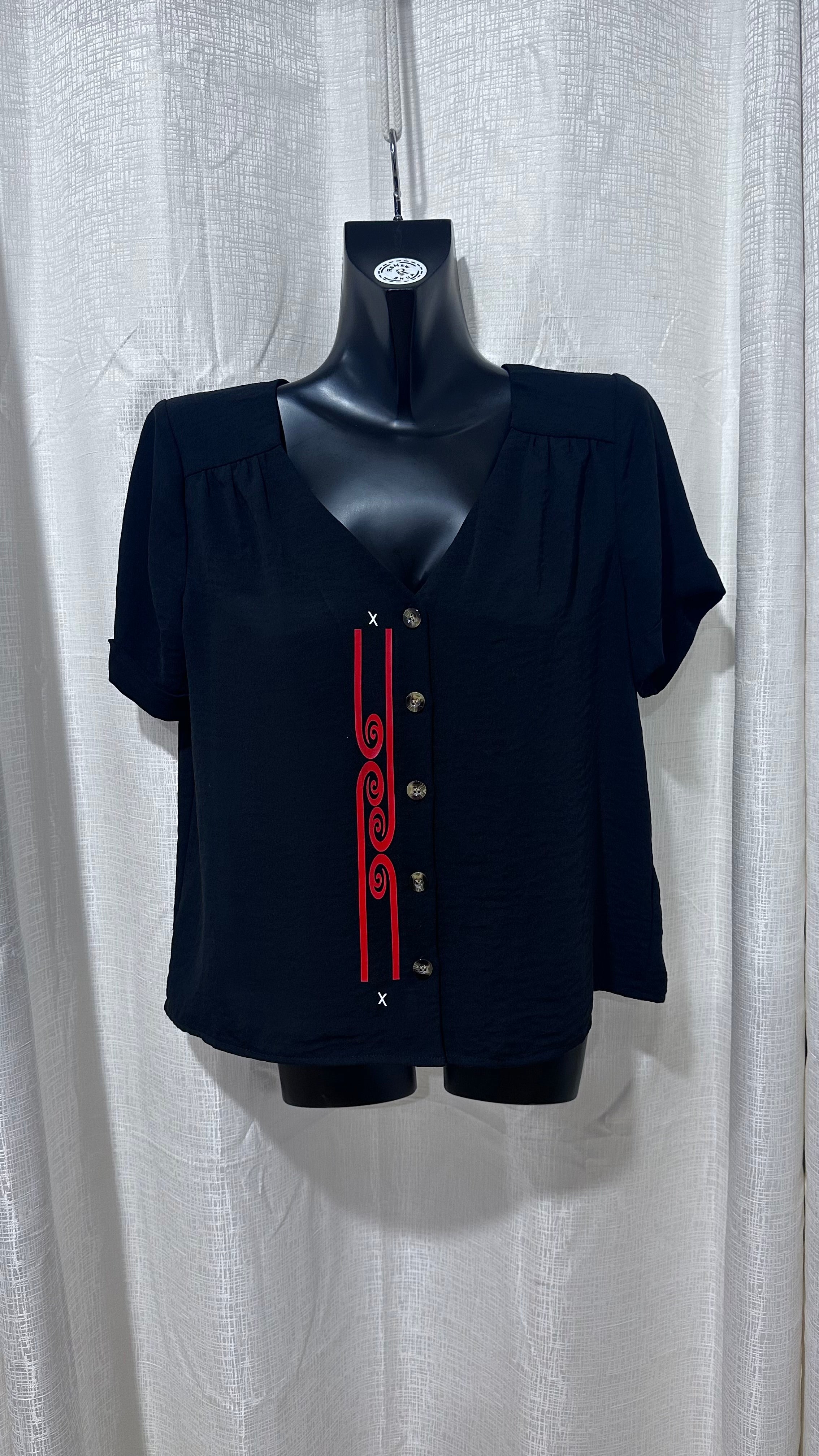 Wahine Top n Black x Size 10 x