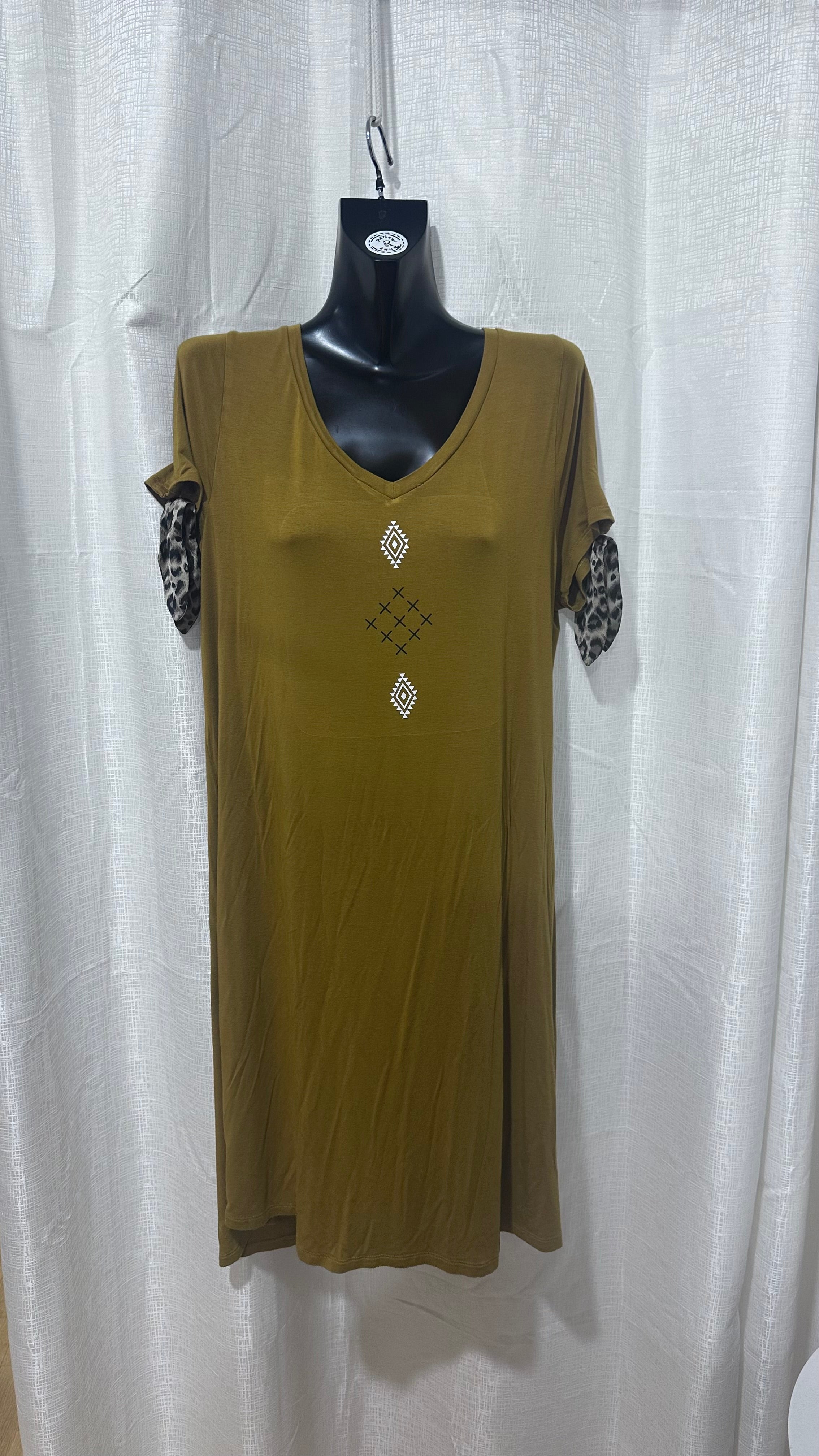 Midi Dress n Mustard  x Size 16 x