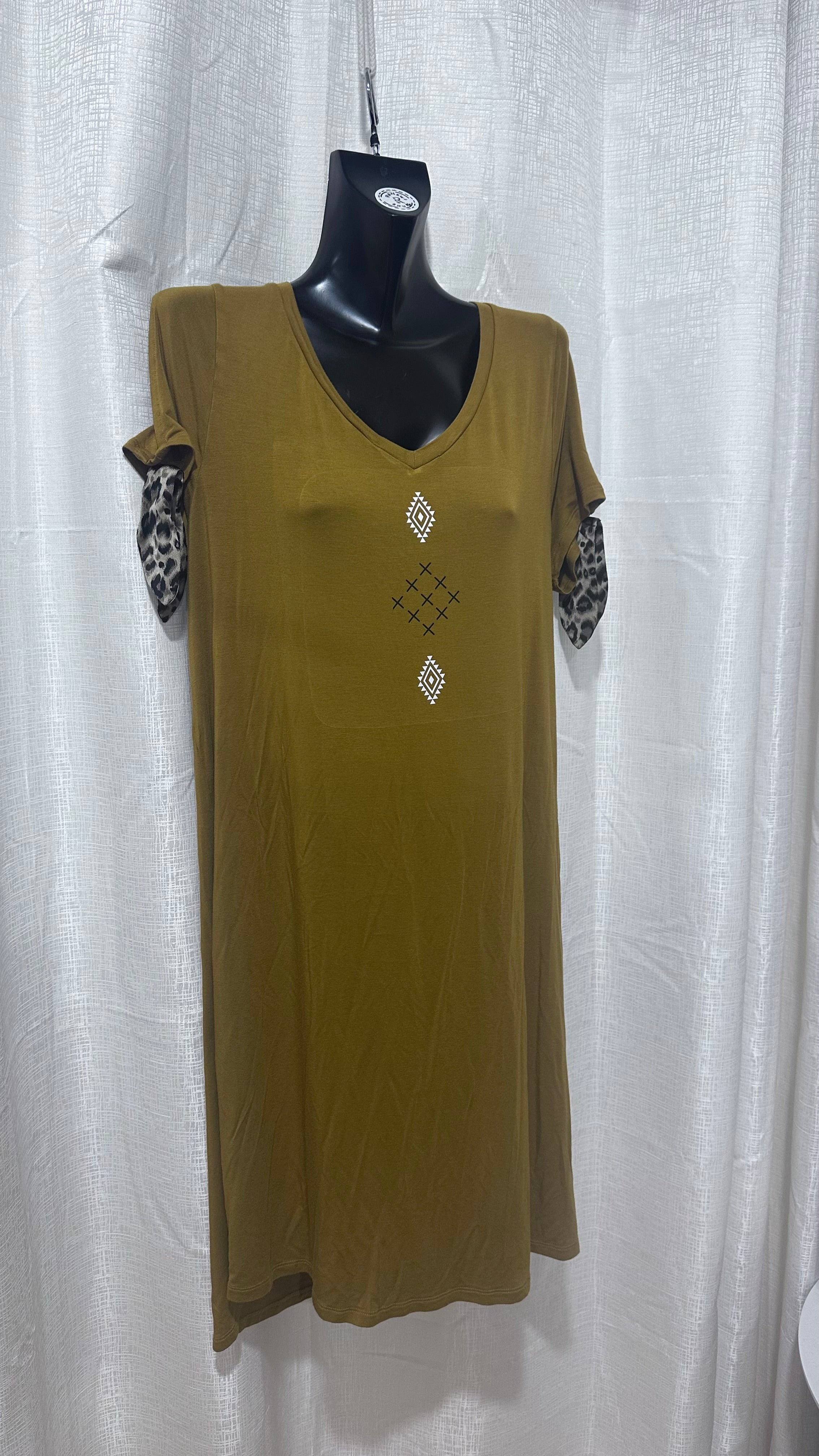 Midi Dress n Mustard  x Size 16 x