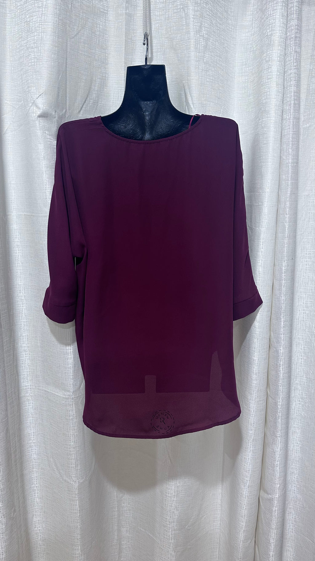Wahine Top n Burgundy  x Size 12 x