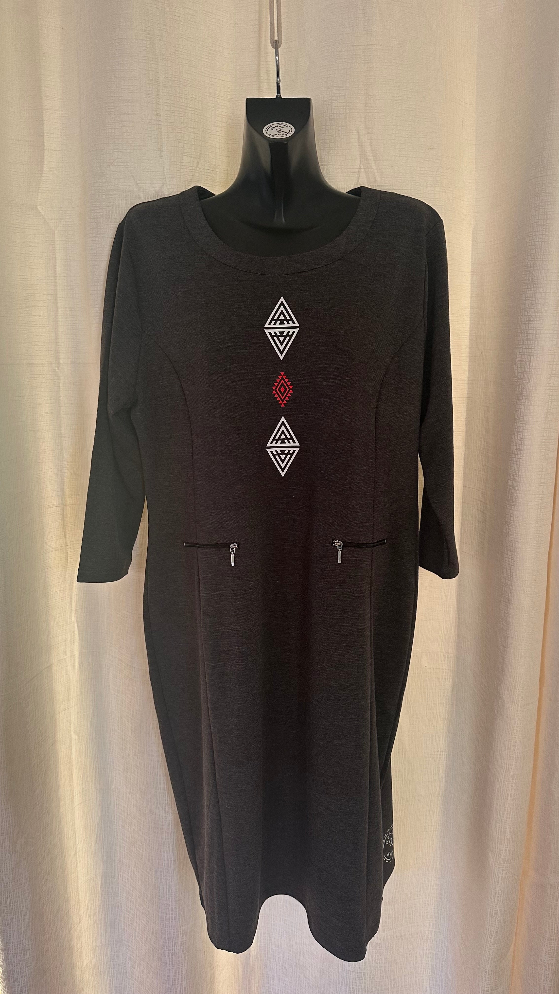 Midi Dress n Grey x Size 16 x
