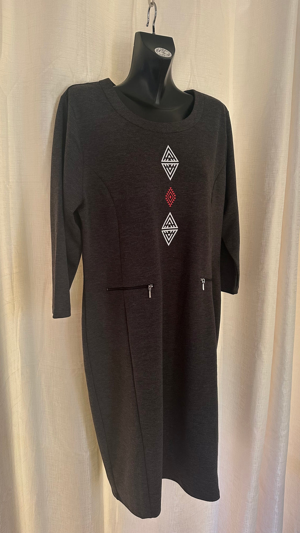 Midi Dress n Grey x Size 16 x