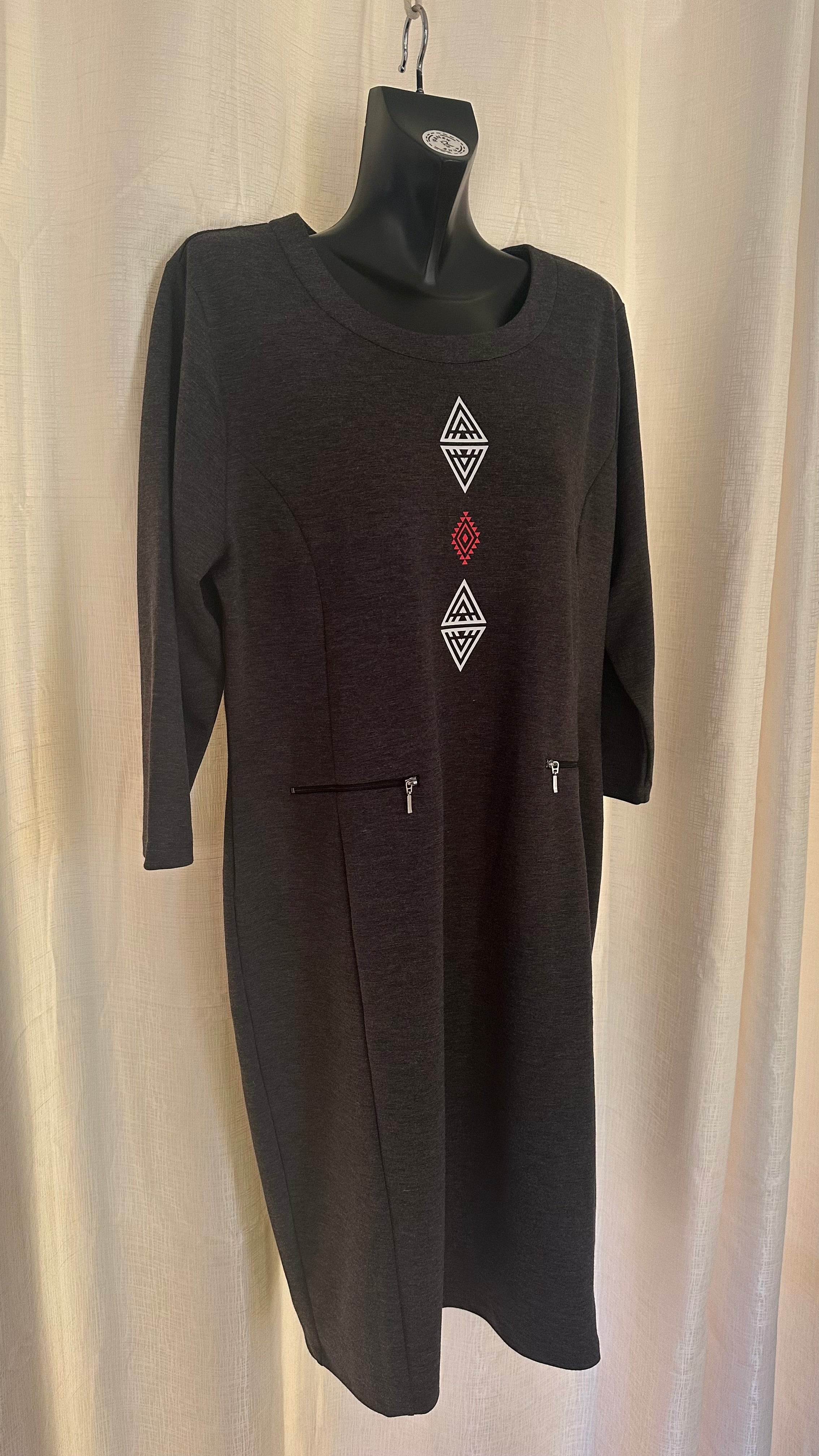 Midi Dress n Grey x Size 16 x