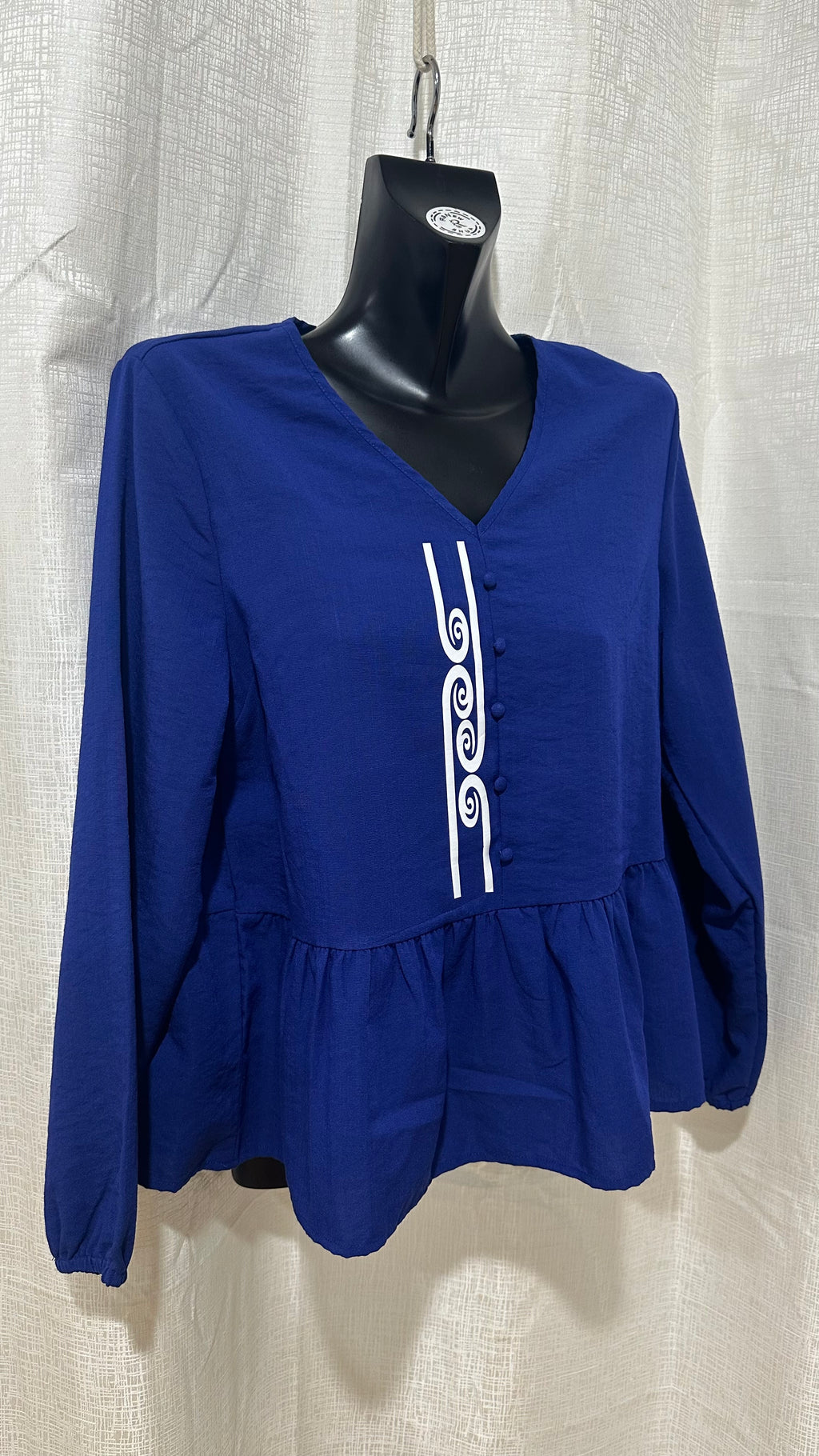 Wahine Top n Royal Blue x Size 12 x