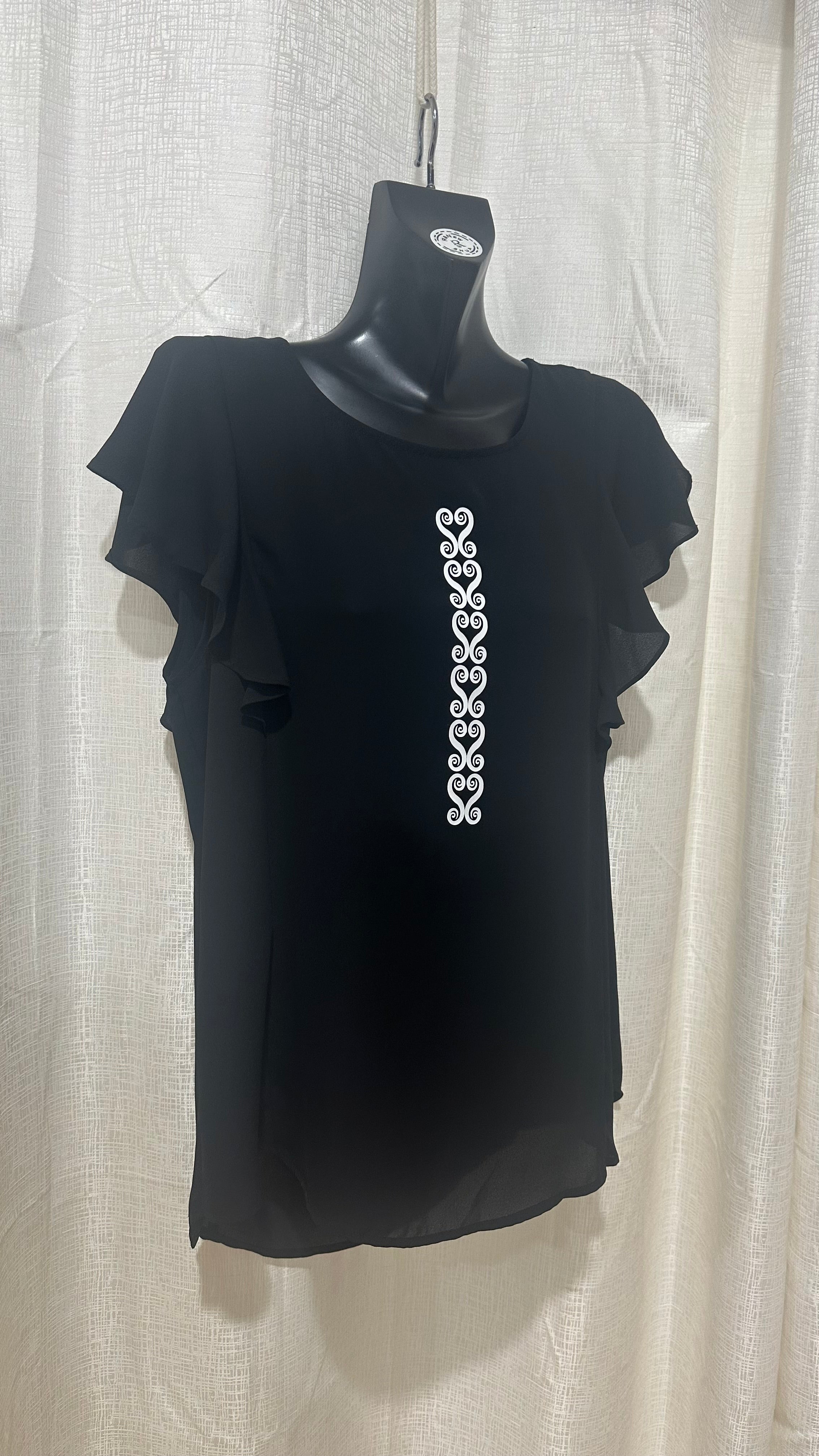 Wahine Top n Black x Size 14 x
