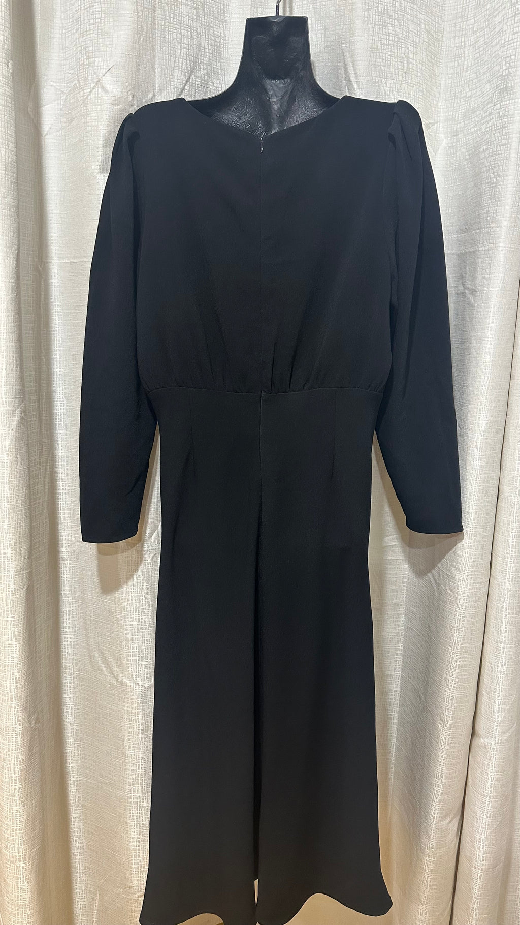 Maxi Fitted Dress n Black x Size 14 x