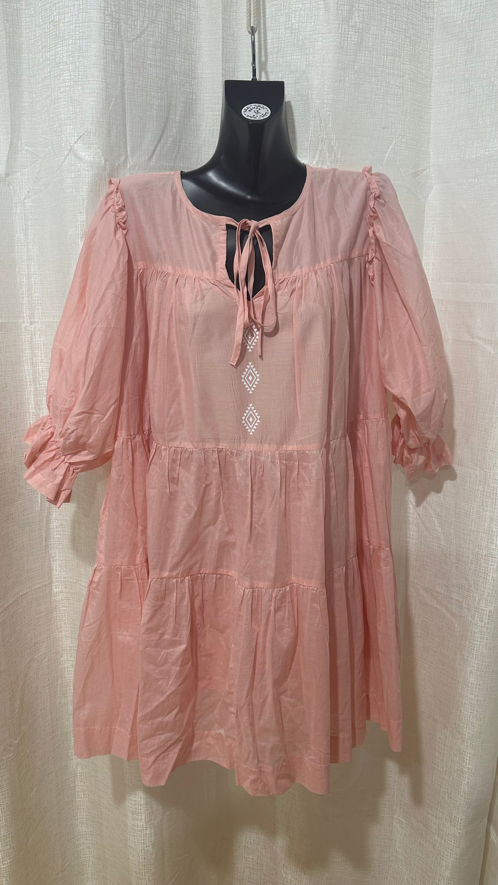 Midi Dress n Soft Pink  x Size 16 x