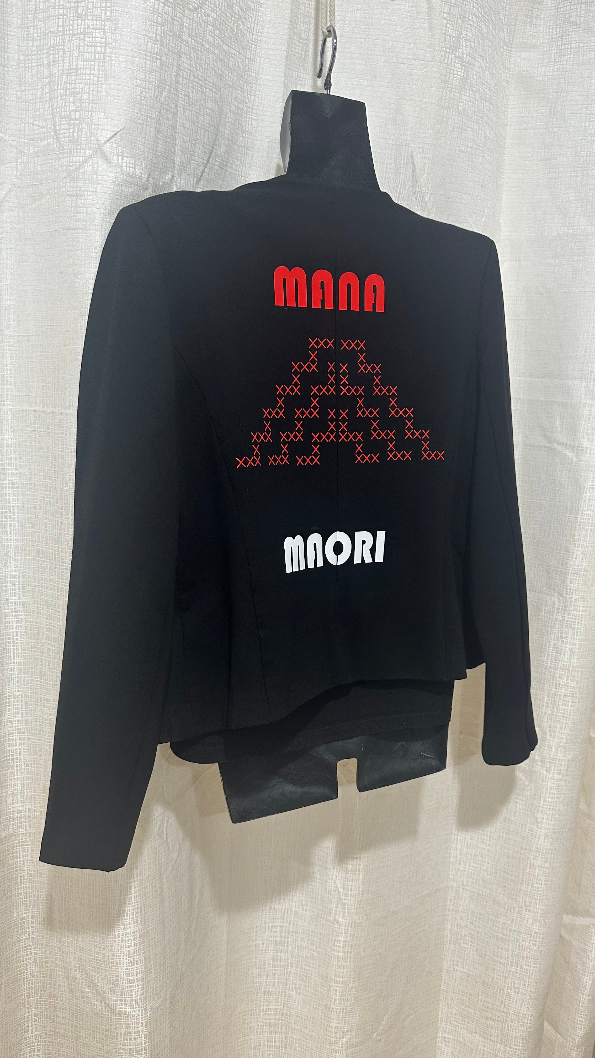 STATEMENT Jacket n Black x Size 12 x