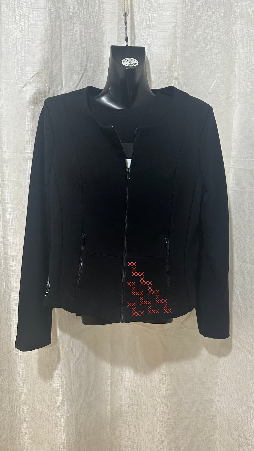 STATEMENT Jacket n Black x Size 12 x