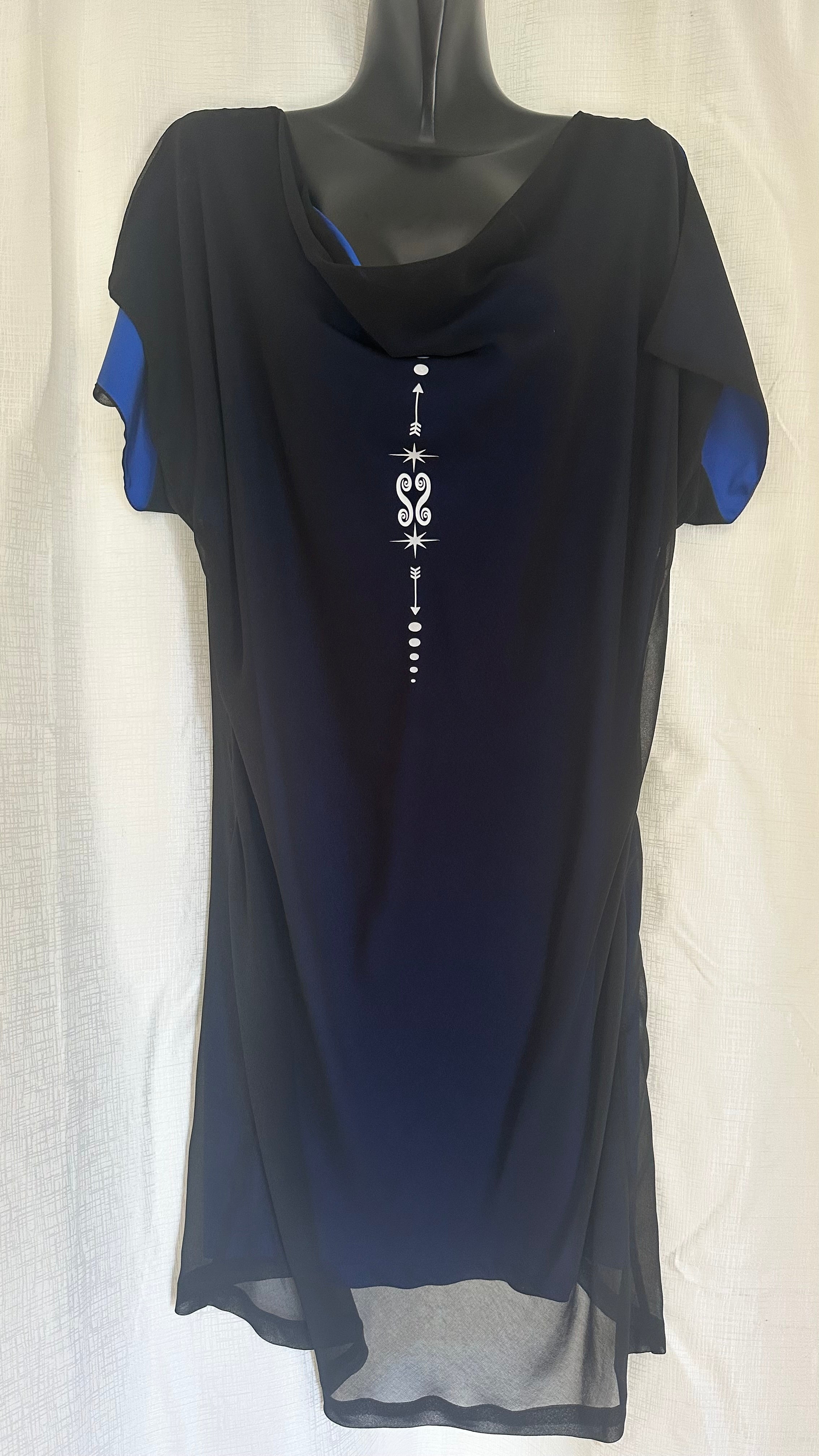 Layered in Blue Dress x Size 14 x