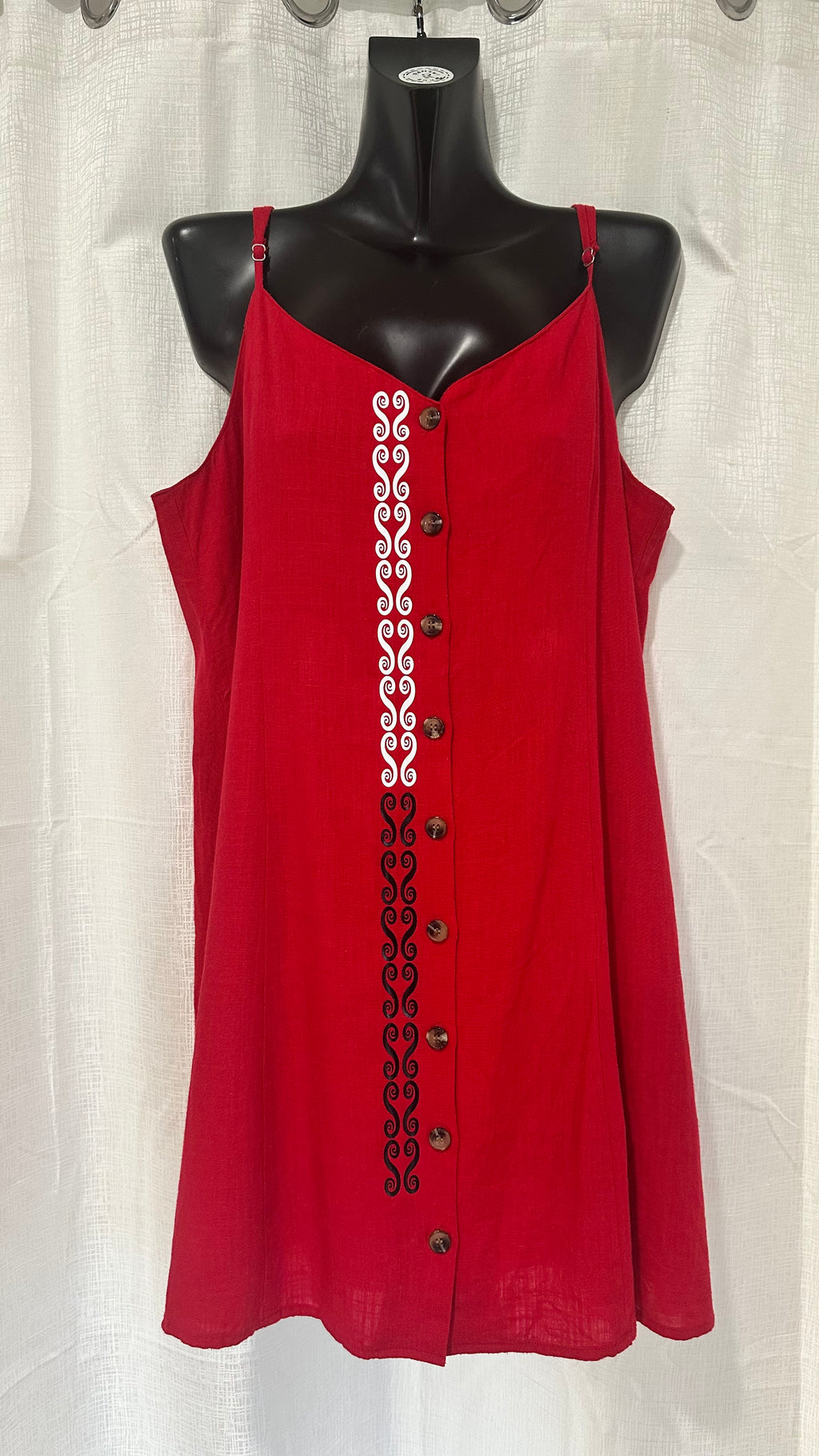 Sleeveless N Red Dress x Size 14 x