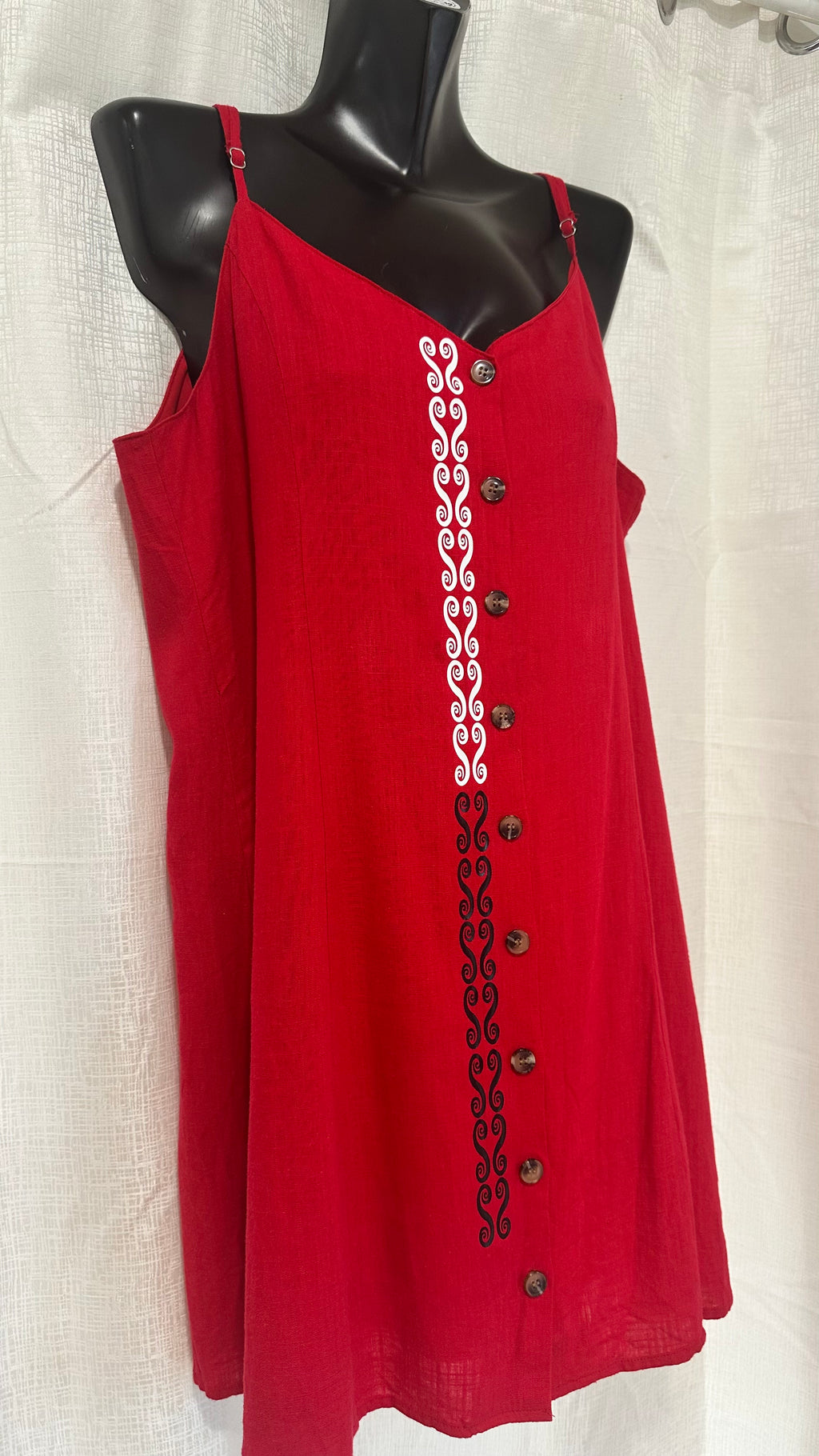 Sleeveless N Red Dress x Size 14 x