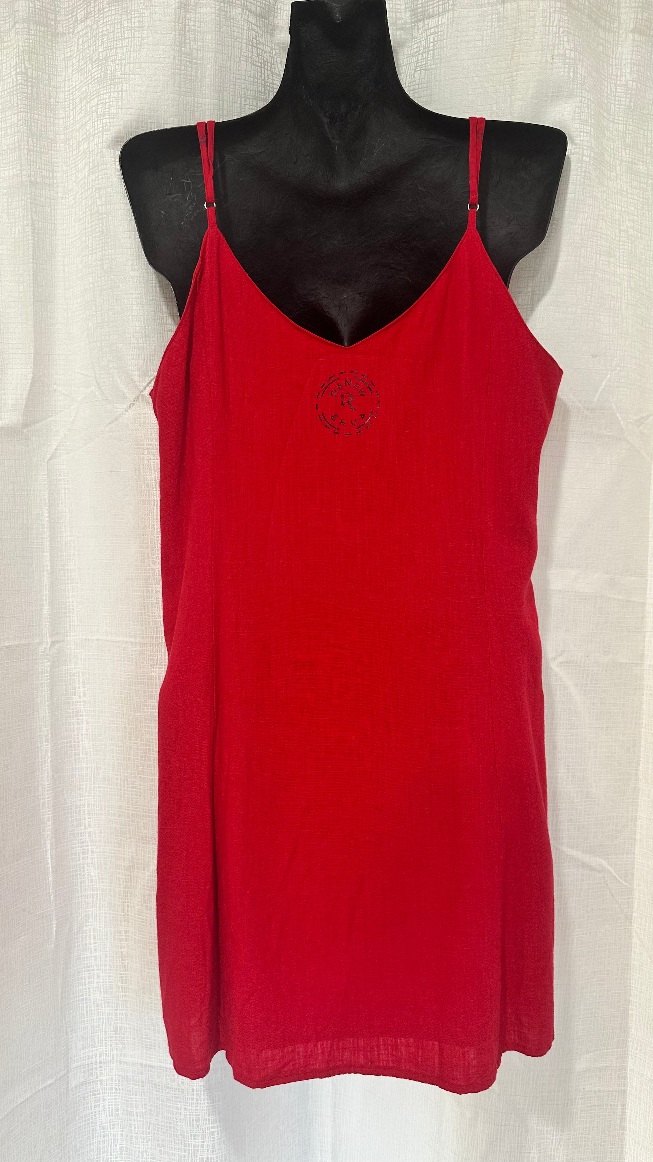 Sleeveless N Red Dress x Size 14 x