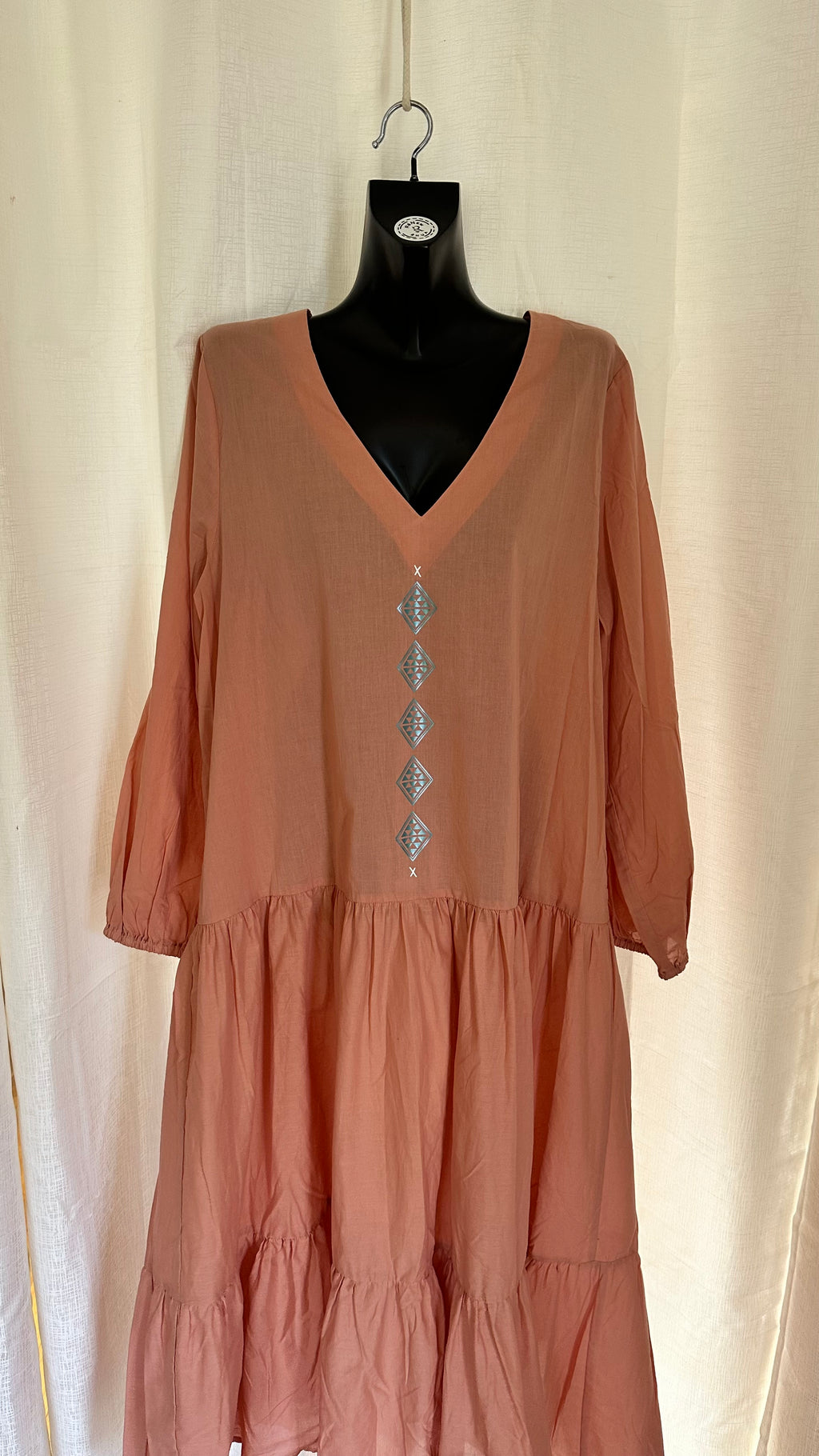 Apricot Maxi Dress  x Size 16 x
