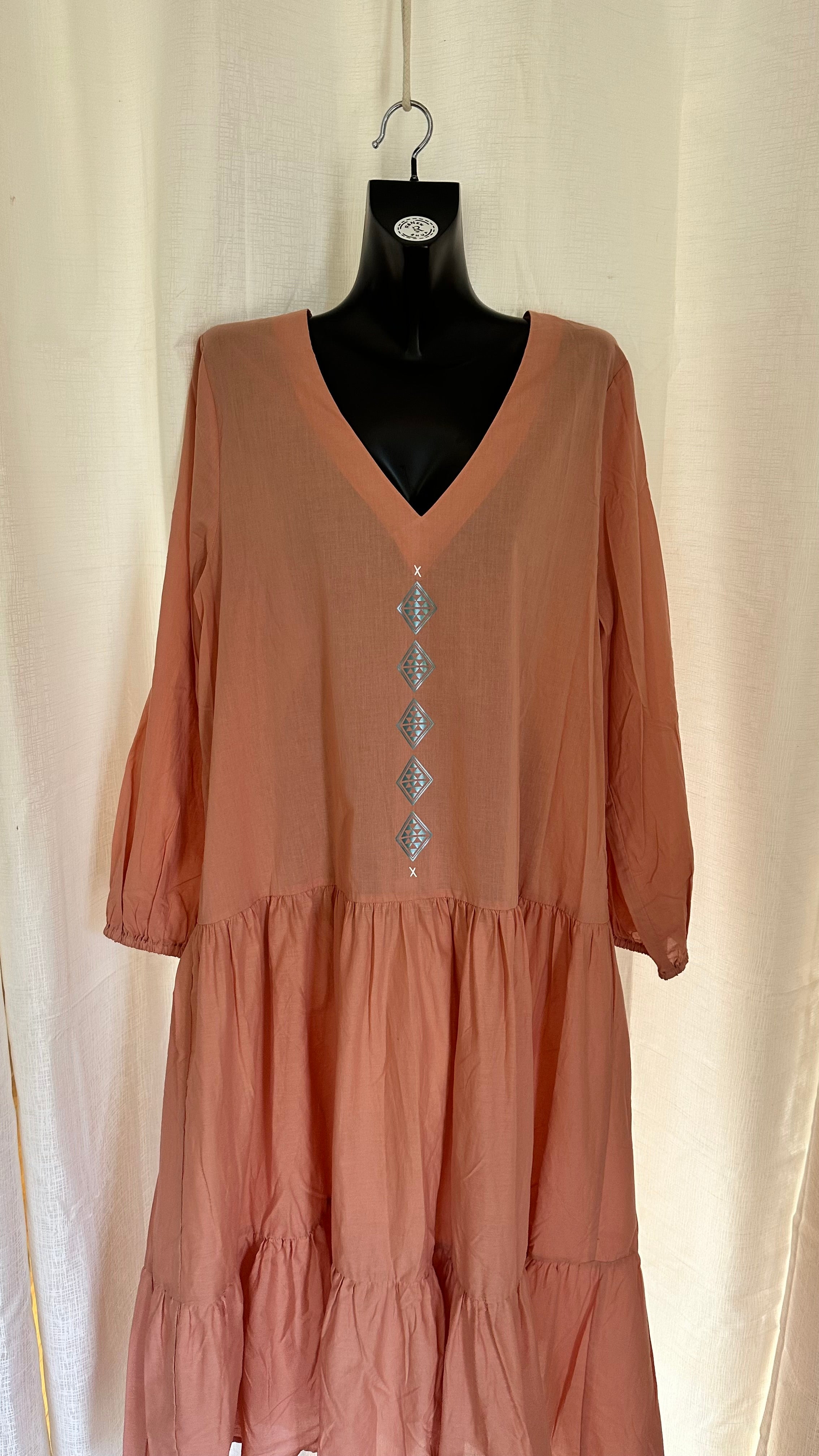 Apricot Maxi Dress  x Size 16 x