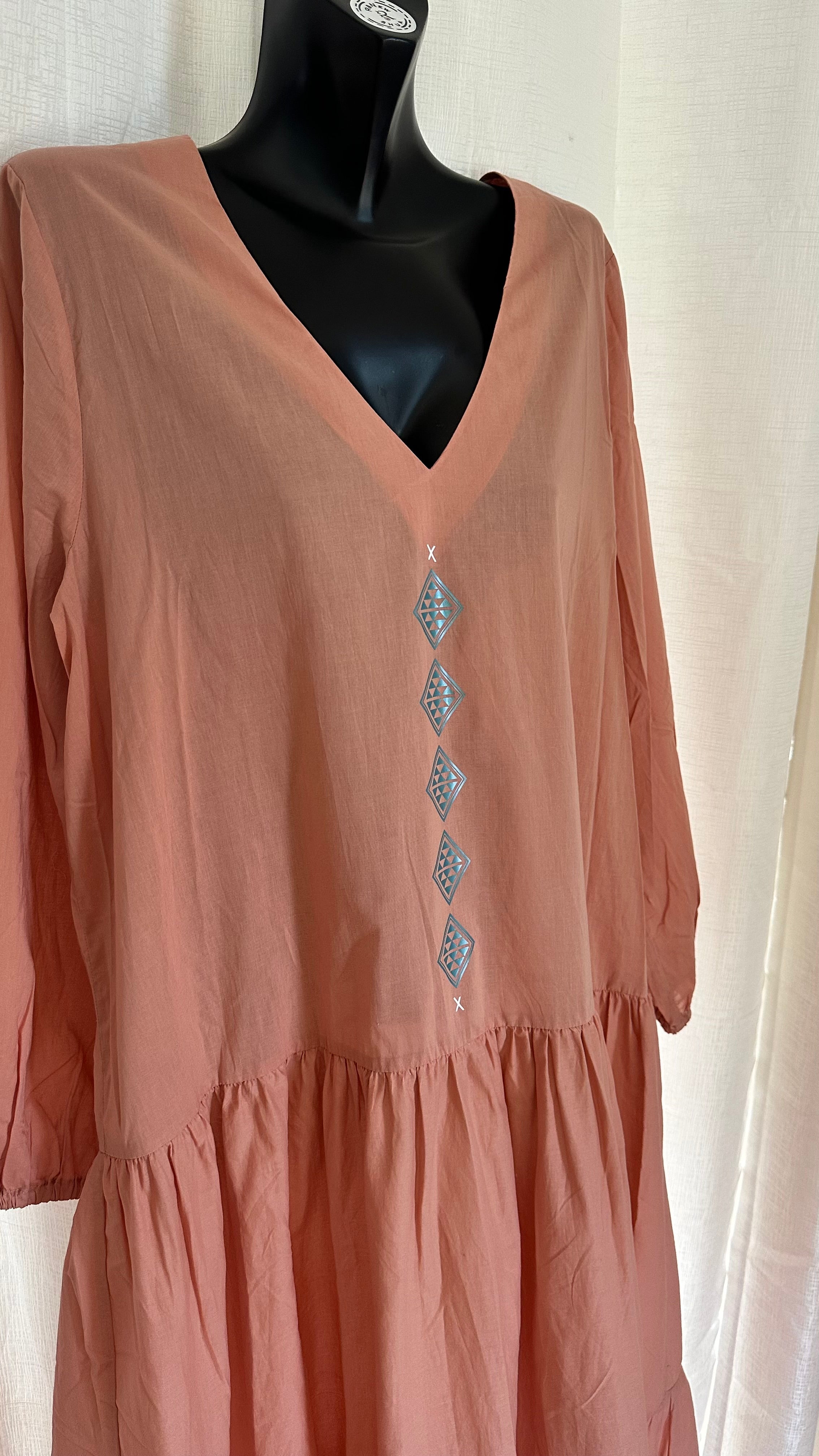 Apricot Maxi Dress  x Size 16 x