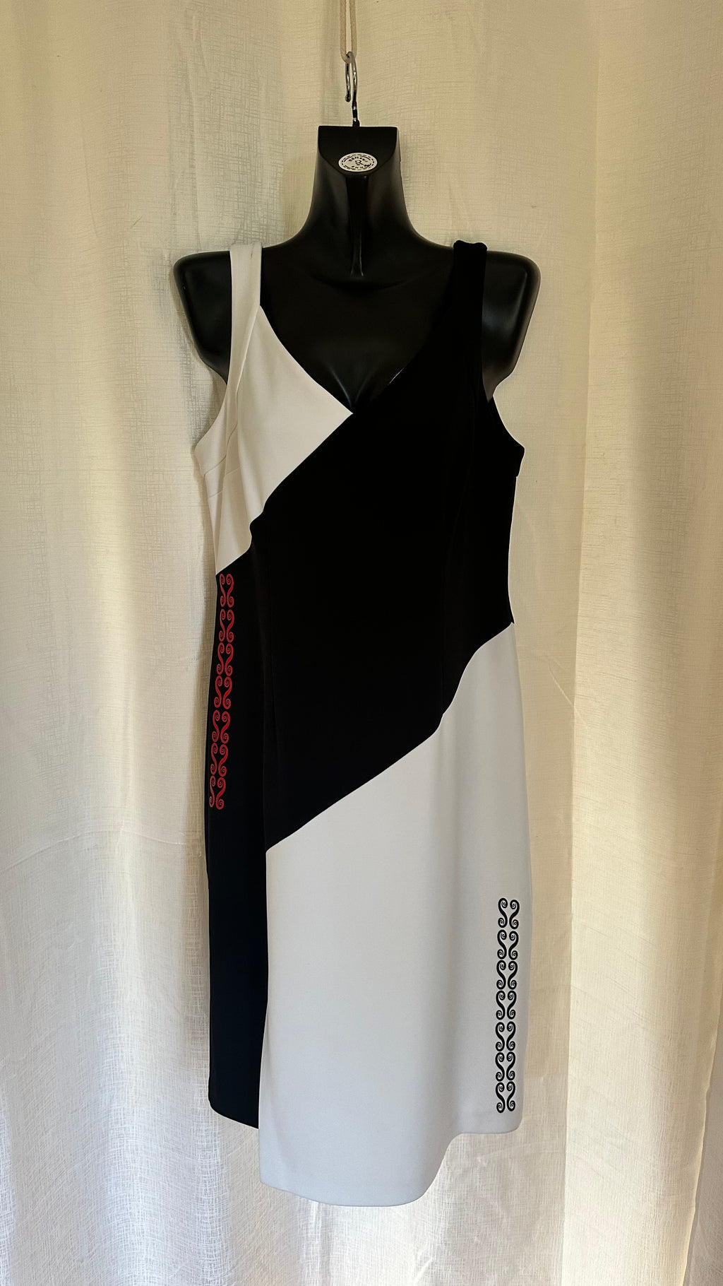 Statement Midi Dress x Size 14 x