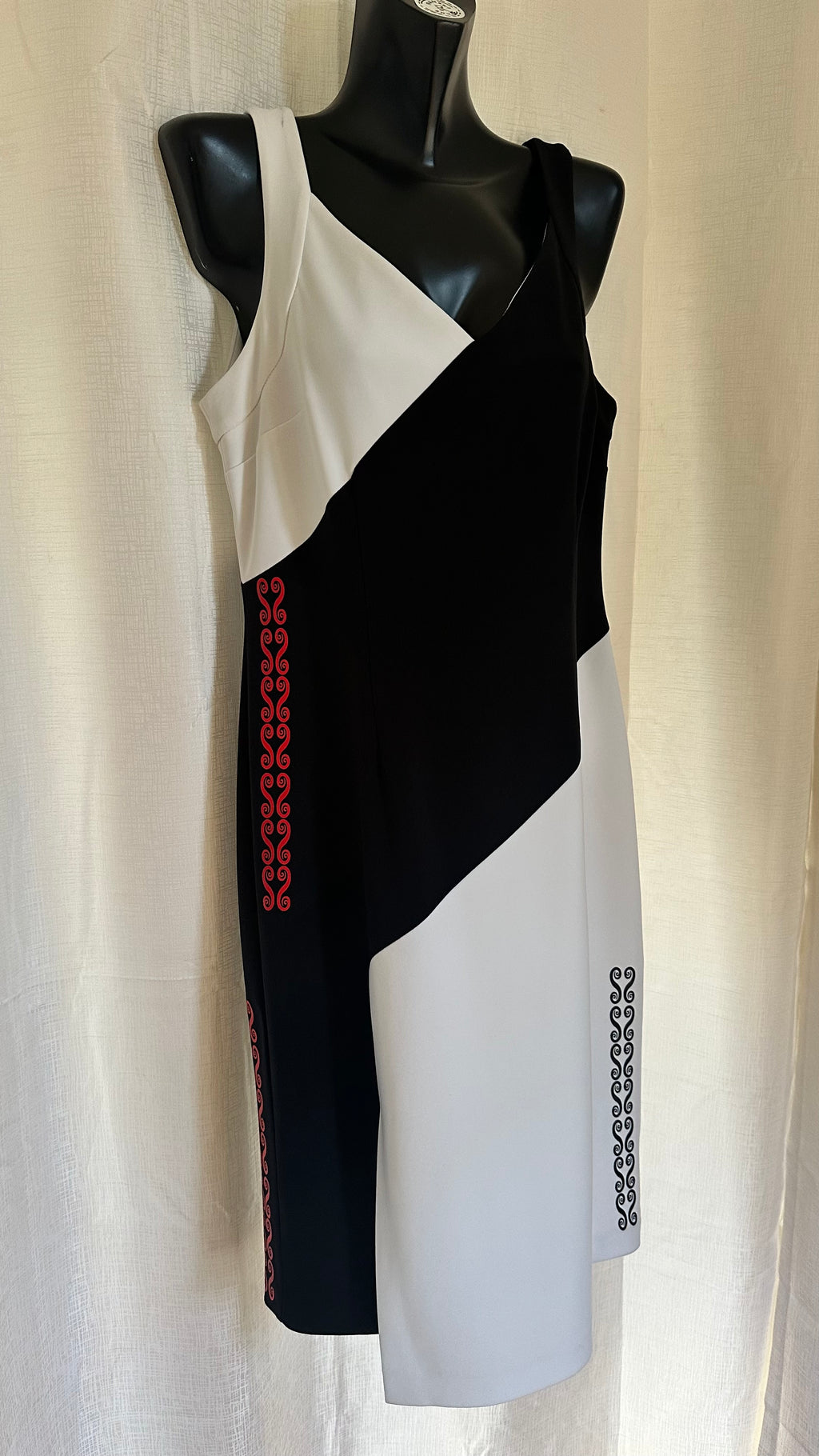 Statement Midi Dress x Size 14 x