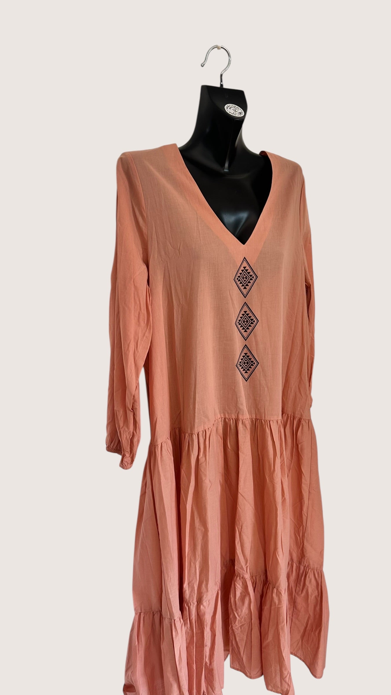 Tiered Maxi n Peach x Size 12x