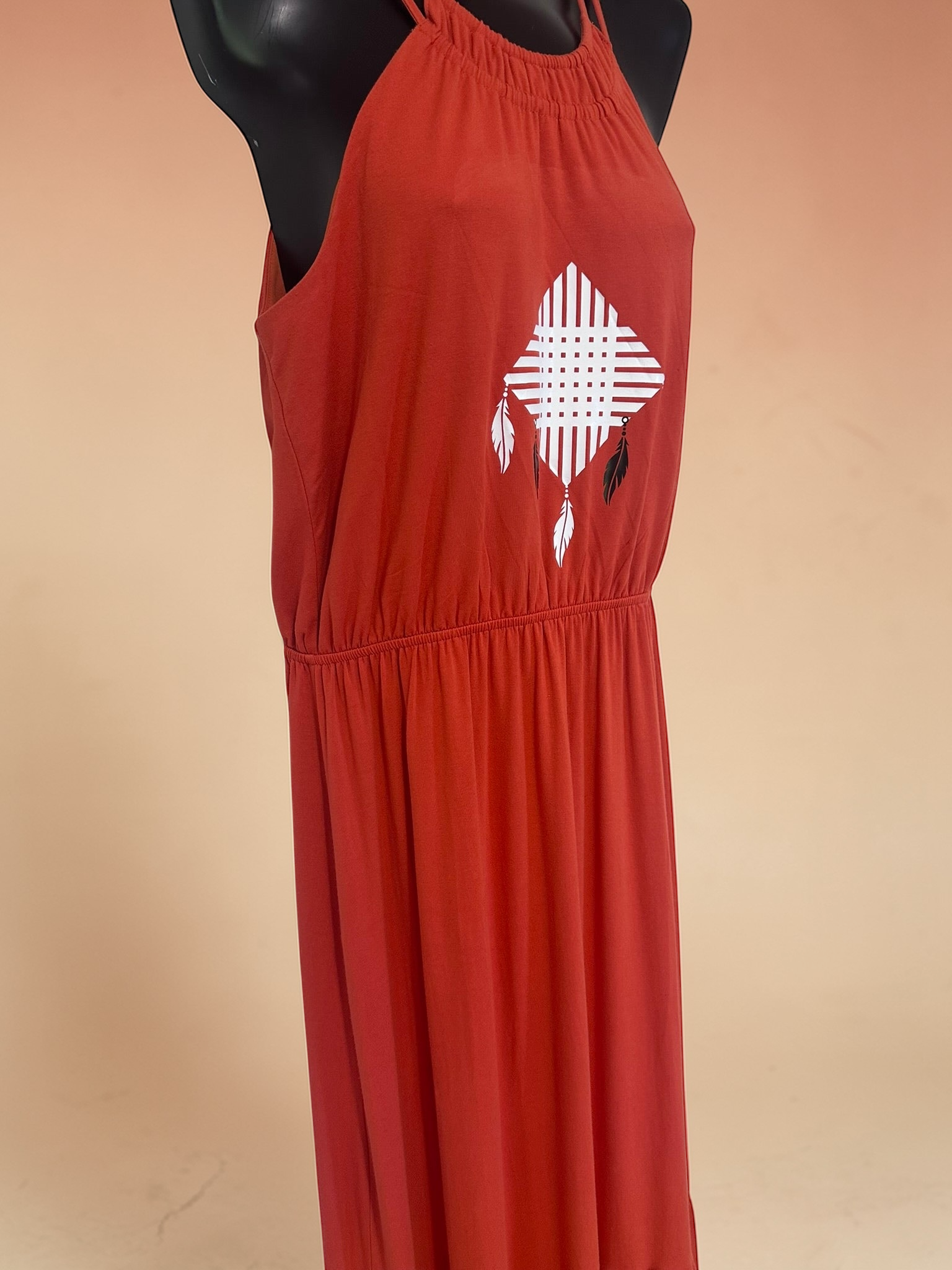 Maxi Dress  in Orange x Size 12 x